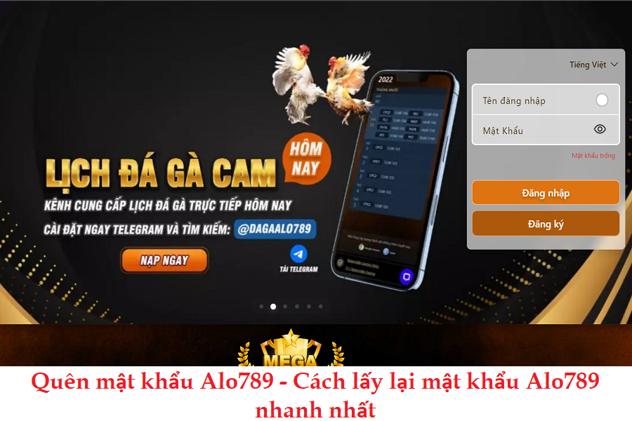 Quên mật khẩu Alo789